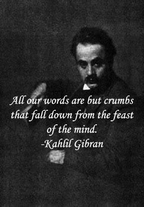 English Picture Quote of the Day: Gibran