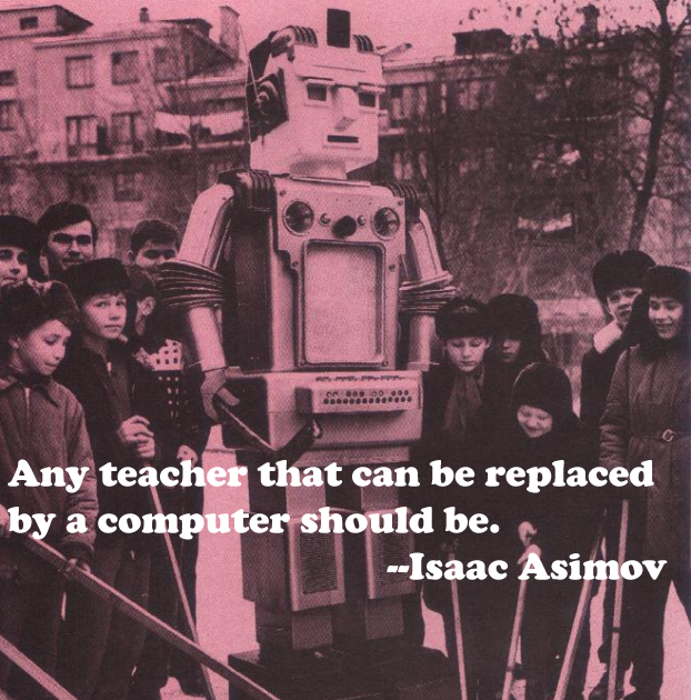 English Picture Quote of the Day: Asimov